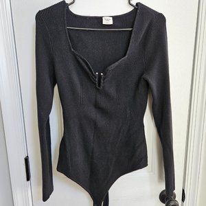 Abercrombie Long-Sleeve Hardware Bodysuit